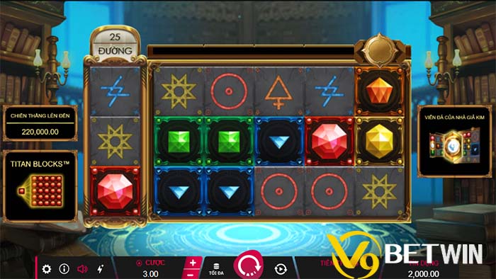 Tìm hiểu cách chơi Alchemist Stone Slot tại nhà cái V9bet