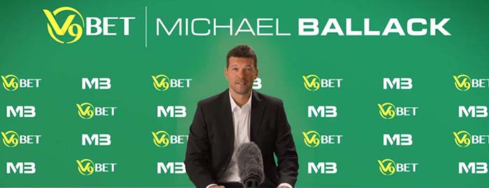Michael Ballack trở thành đại sứ thương hiệu của V9bet