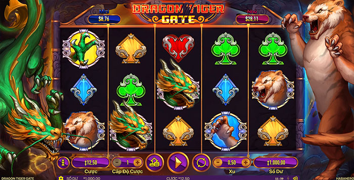 Cách chơi slot Dragon Tiger Gate tại V9bet