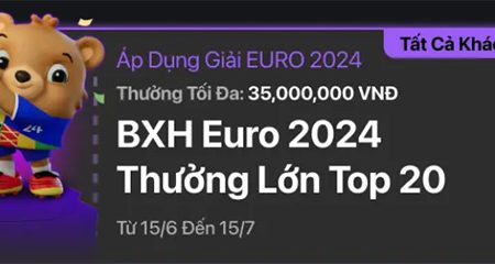 Bảng xếp hạng Euro 2024 – Thưởng lớn top 20 tại nhà cái V9bet