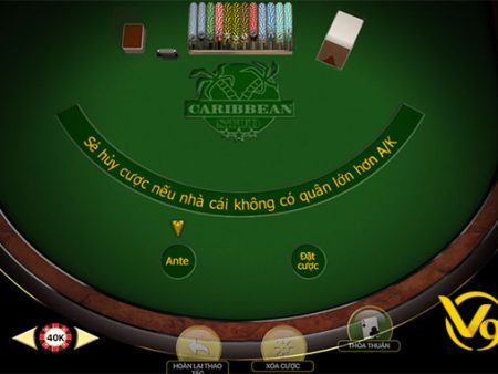 Luật chơi Caribbean Stud Poker cơ bản tại v9bet hiên nay