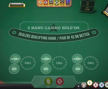 Hướng dẫn chơi 3-Hand Casino Hold’em tại nhà cái V9bet