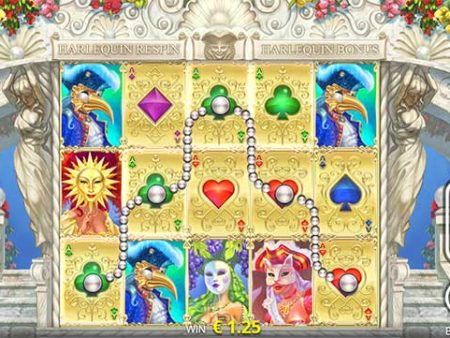 Tìm hiểu chi tiết cách chơi slot Harlequin Carnival tại V9bet 