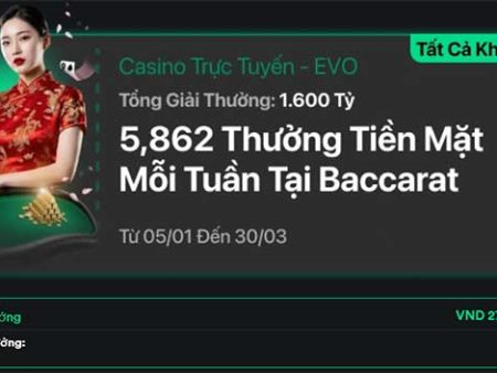 Thưởng tiền mặt mỗi tuần tại Baccarat lên đến 5,862 giải tại V9bet