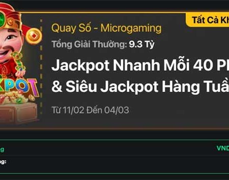 Tham gia Jackpot nhanh – siêu nhanh mỗi tuần nhận thưởng lớn với V9bet 